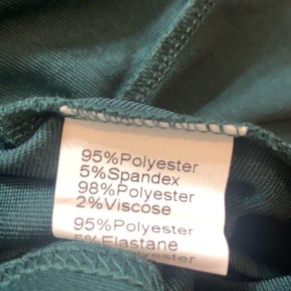 Grace Karin Dark Green Dress Size L - Picture 6 of 7